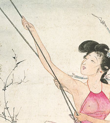 雨花台-胡也佛的仕女画和最知名的金瓶梅秘戏图